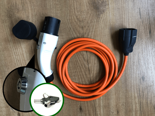 Mennekes Type2 Charging Cable Adapter - Shuko - EVXParts